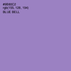 #9B80C2 - Blue Bell Color Image